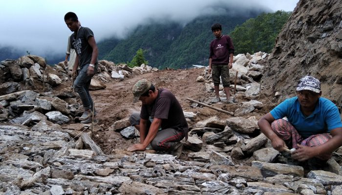 नौ किलोमिटर सडकमा तीन निकायको ठेक्का नौ किलोमिटर सडकमा तीन निकायको ठेक्का