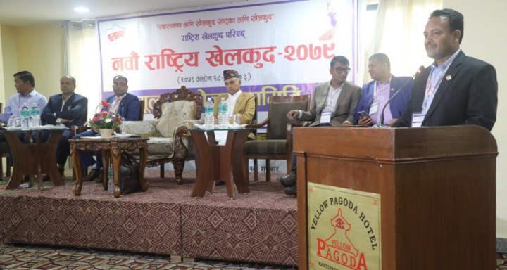 नवौं राष्ट्रिय खेलकुद निर्धारित मितिमै हुन्छ : खेलकुदमन्त्री