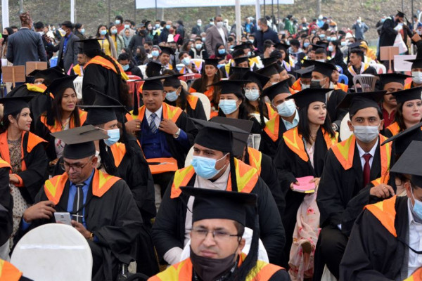 काठमाडौं विश्वविद्यालयका एकहजार ७१२ विद्यार्थी दीक्षित हुँदै