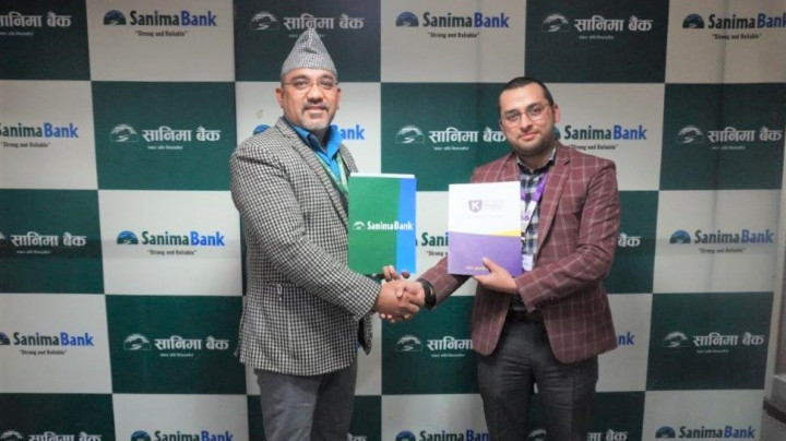 सानिमा बैंक र खल्ती डिजिटल वालेटबीच सम्झौता