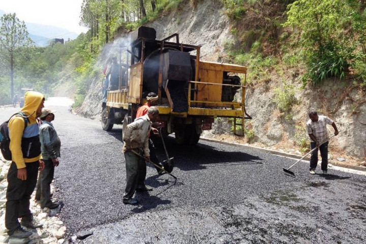 म्याग्दीकाे पिप्ले-भगवती कालोपत्र सडक योजना अलपत्र