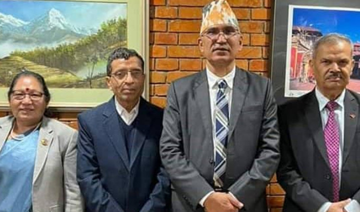 विष्णु पाैडेलसहित एमालेकाे प्रतिनिधिमण्डल चीन प्रस्थान