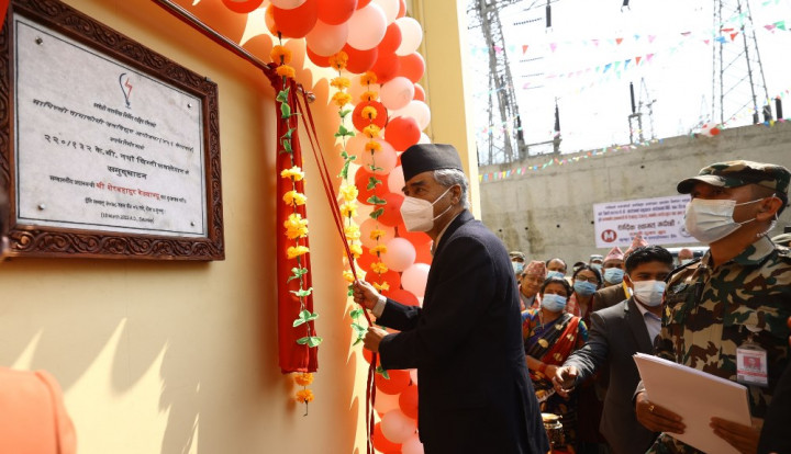 प्रधानमन्त्रीद्वारा देशकै दोस्रो ठूलाे सब-स्टेशनको उद्घाटन