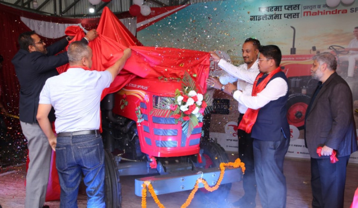 महिन्द्राको ‘एसपी प्लस’ ट्रयाक्टर नेपाली बजारमा
