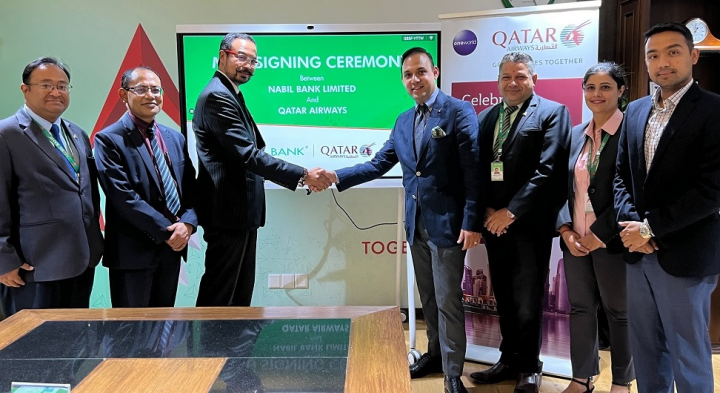 नबिल बैंकका ग्राहकलाई कतार एयरवेजमा विशेष छुट