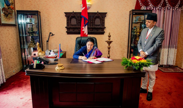 राष्ट्रपति भण्डारीद्वारा दुईवटा विधेयक प्रमाणीकरण