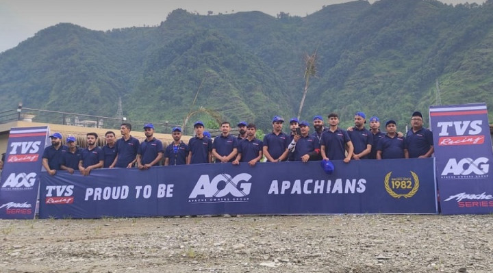 पोखराबाट धम्पुससम्म टीभीएसको एओजी राइड