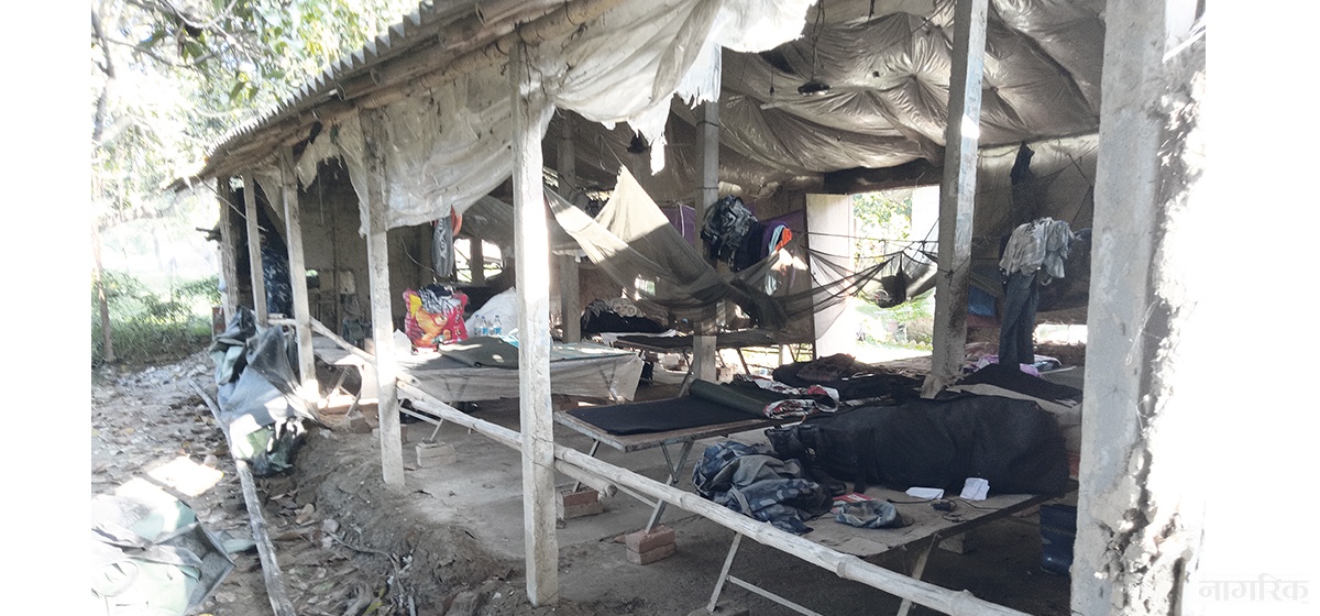 टेन्ट र छाप्राकै बासमा सीमा सुरक्षा गर्छ सशस्त्र प्रहरी