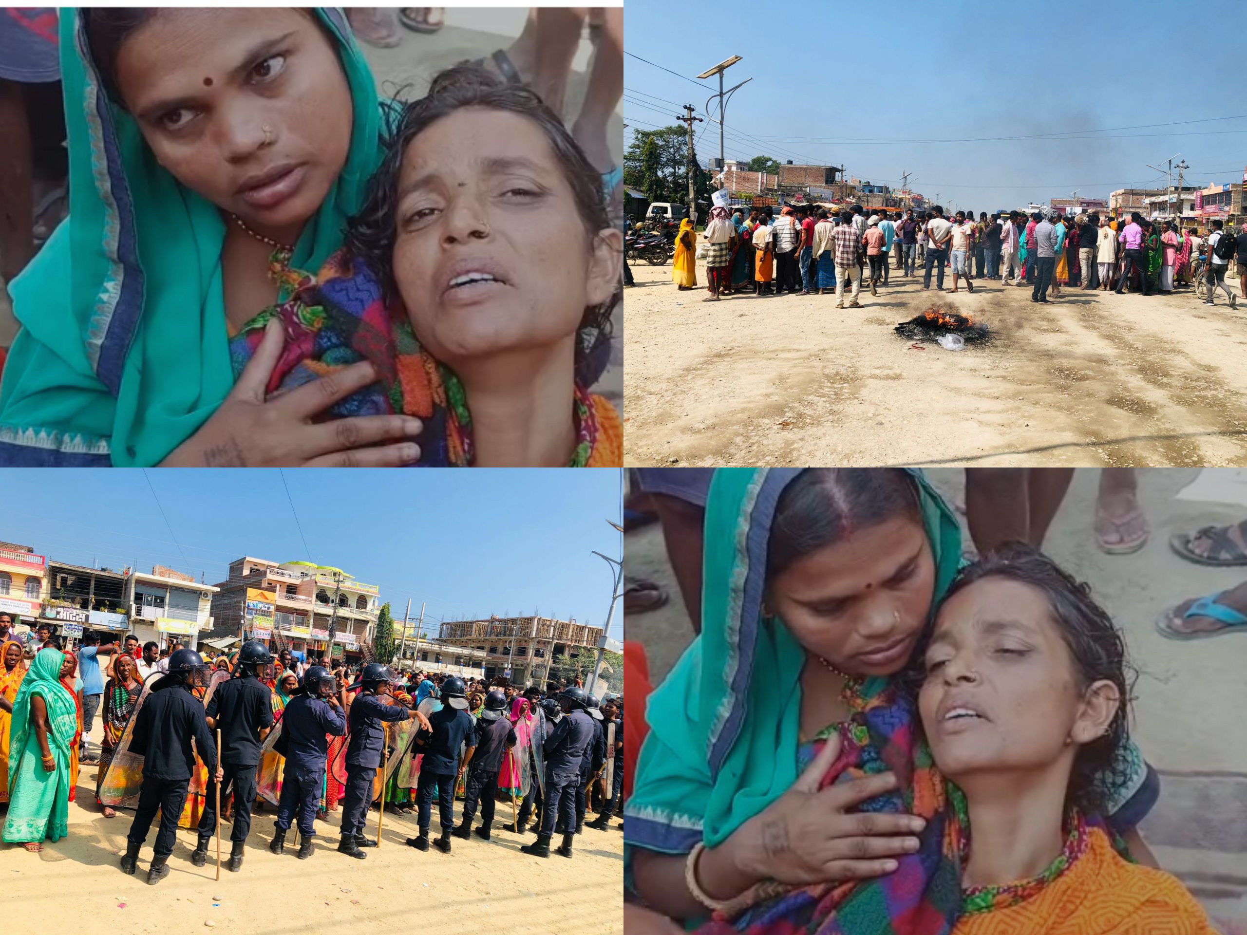 कुटपिटकाे विरोधमा प्रहरी कार्यालय घेराउ, दर्जनौं राउण्ड अश्रुग्यास प्रहार