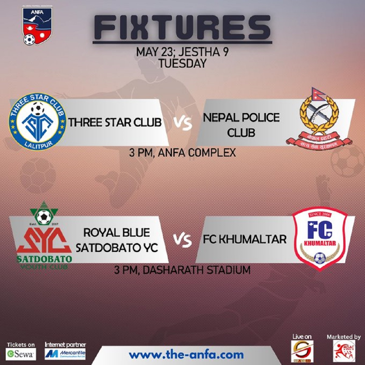 शहिद स्मारक ए डिभिजन लिगः आज २ खेल हुँदै