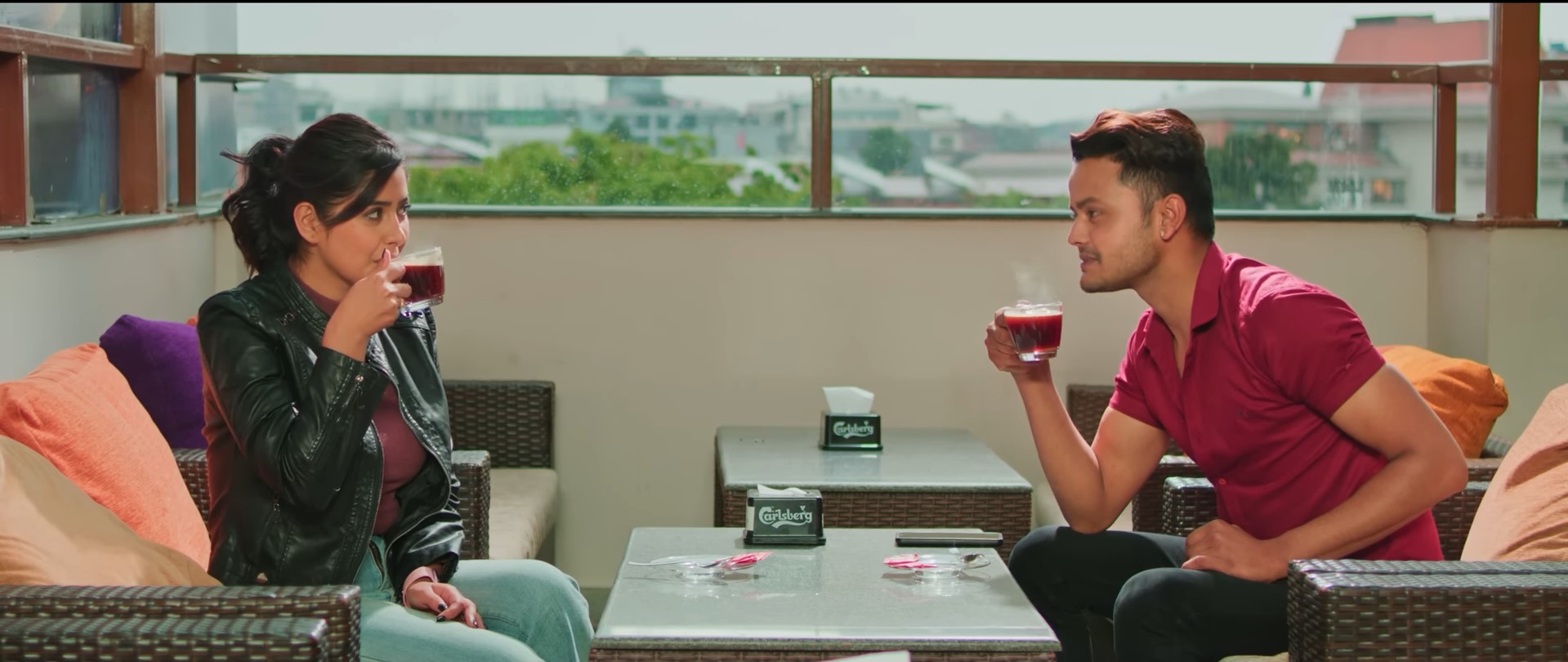 पवन विष्टको ‘किन किन’ मा गरिमा र सन्तोषको अभिनय