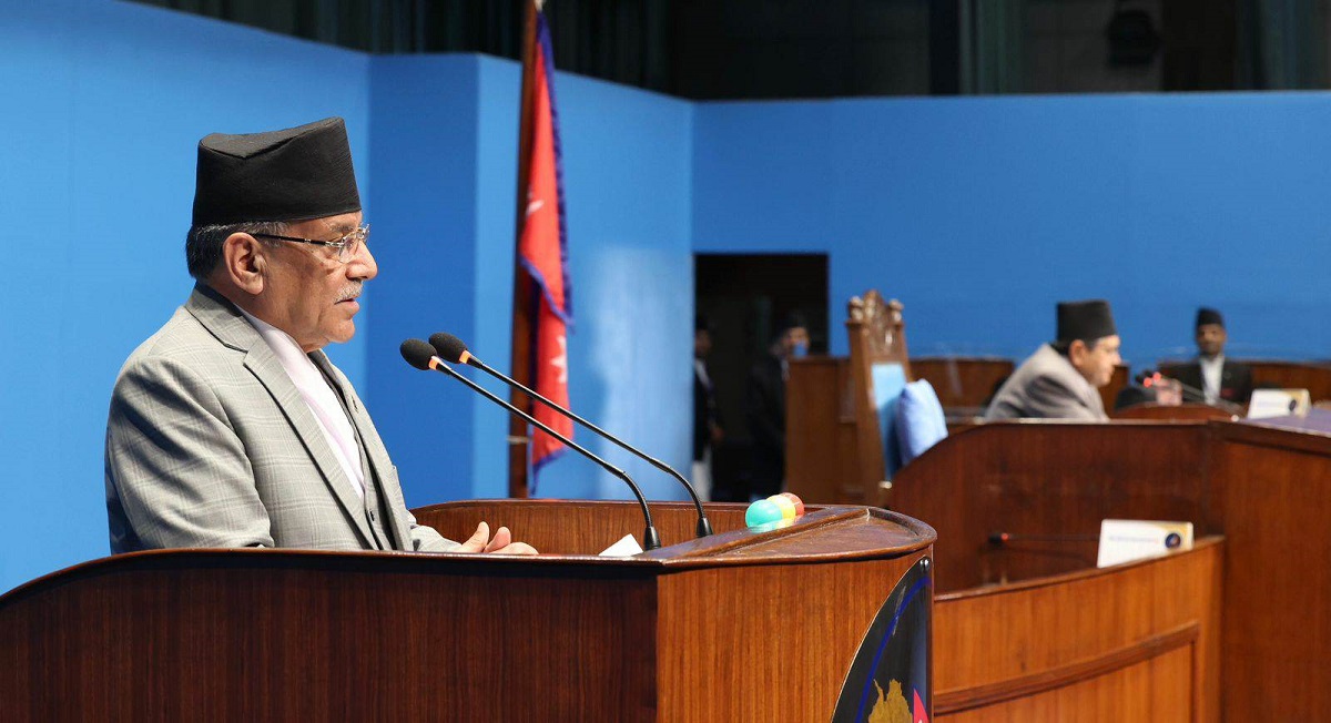 प्रधानमन्त्री दाहालद्वारा भारतको भ्रमणबारे सदनलाई जानकारी