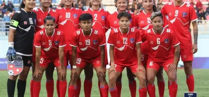 १९औँ एसियाली खेलकुद : महिला फुटबलमा नेपाल जापानसित पराजित