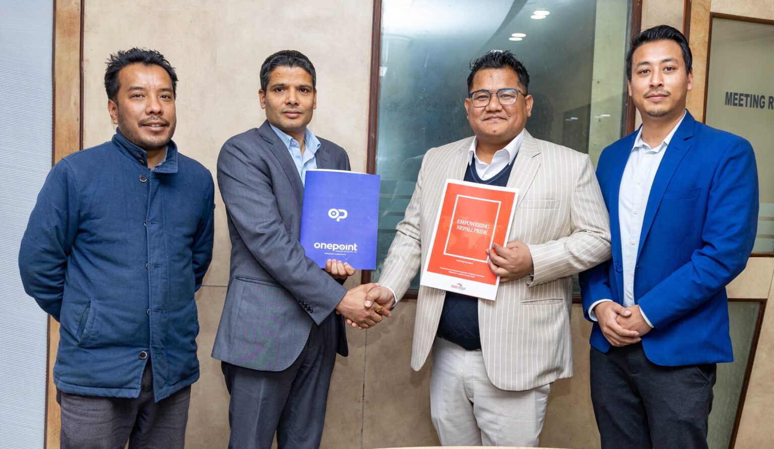 आईएमई र वान प्वाइन्ट फाइनान्सियल सर्भिसेसबीच सम्झौता