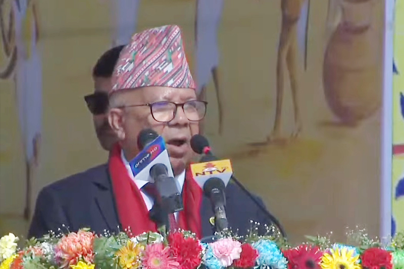 संविधानलाई जोगाउन दलहरूबीच सहकार्यको खाँचो छ : अध्यक्ष नेपाल