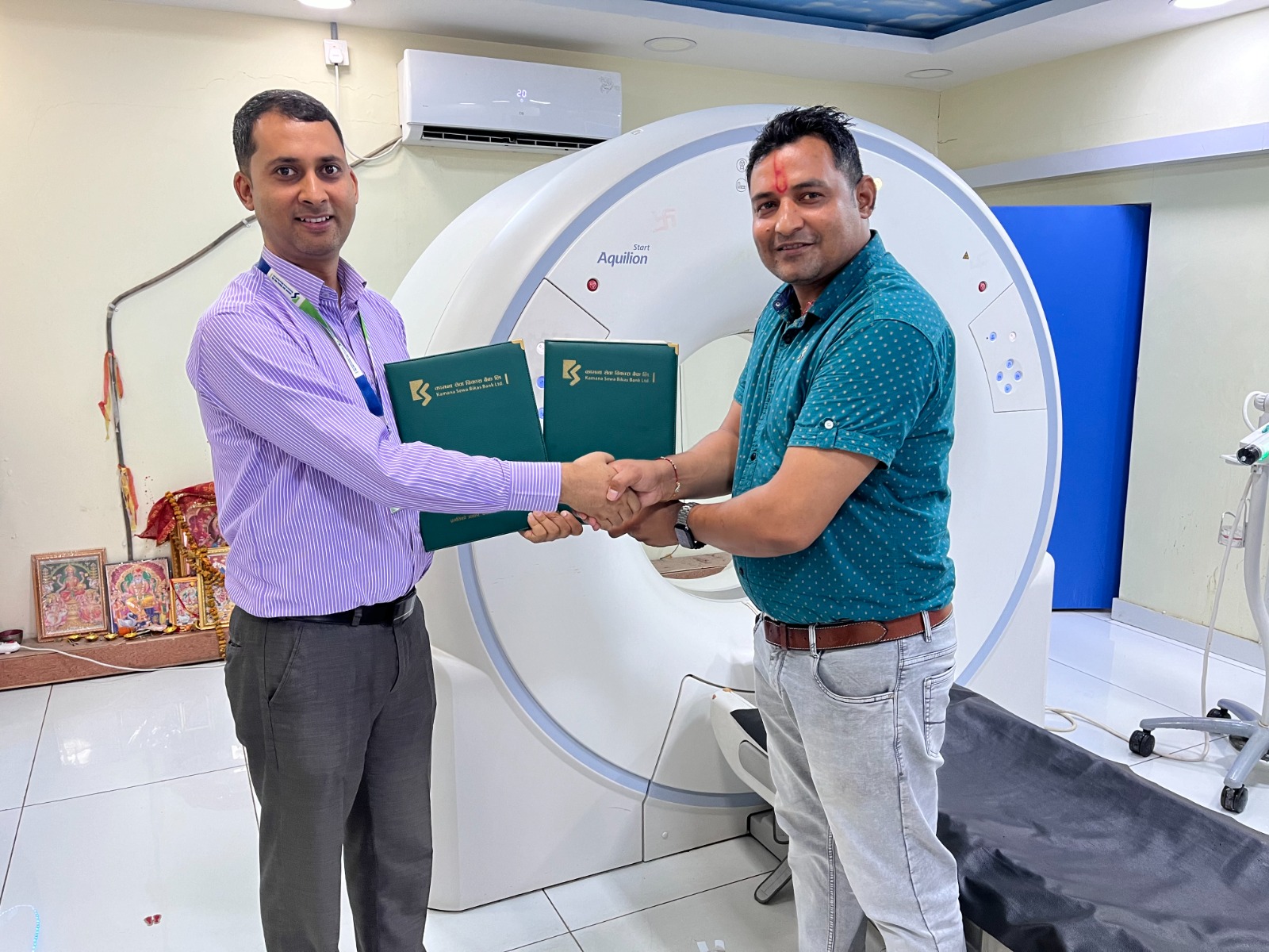 कामना सेवा विकास बैक र Rupandehi CT & Diagnosis Center Pvt. Ltd. बीच सम्झौता