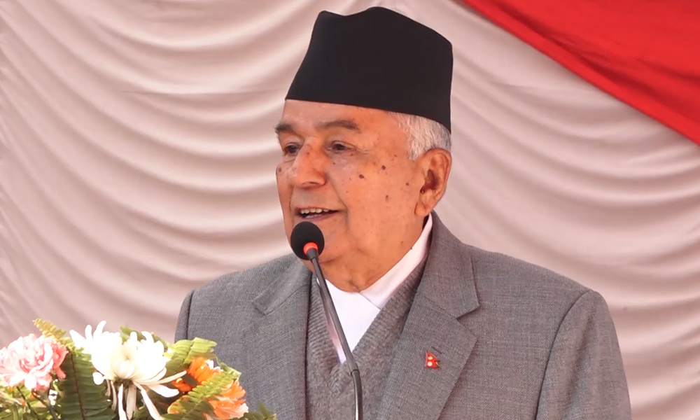 संविधानले विभेद र उत्पीडन अन्त्य गरी एकताको सूत्रमा आबद्ध गरेको छ:राष्ट्रपति पौडेल