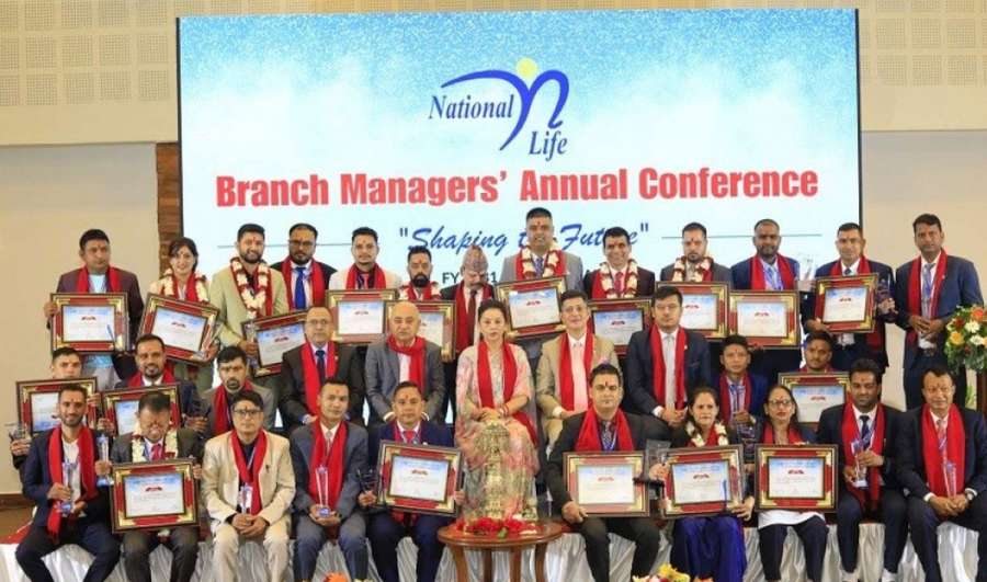नेशनल लाईफको ब्रान्च मेनेजर्स एनुअल कन्फरेन्स “शेपिङ द फ्यूचर”सम्पन्न