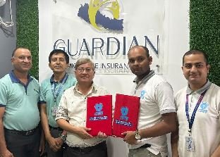 गार्डियान माइक्रो लाईफ इन्स्योरेन्स र नेपाल एसबिआई मर्चेण्ट बैैंक सम्झौता