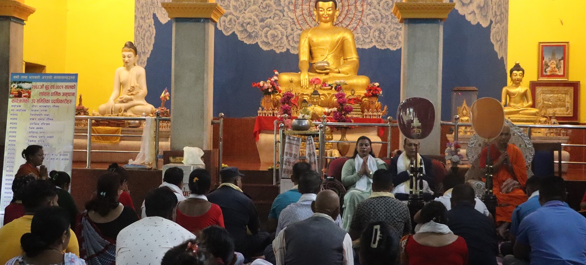 लुम्बिनीमा तीनमहिने धर्मदेशना वर्षाबास