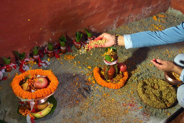 घटस्थापनासहित जमरा राखी बडादसैँ सुरु