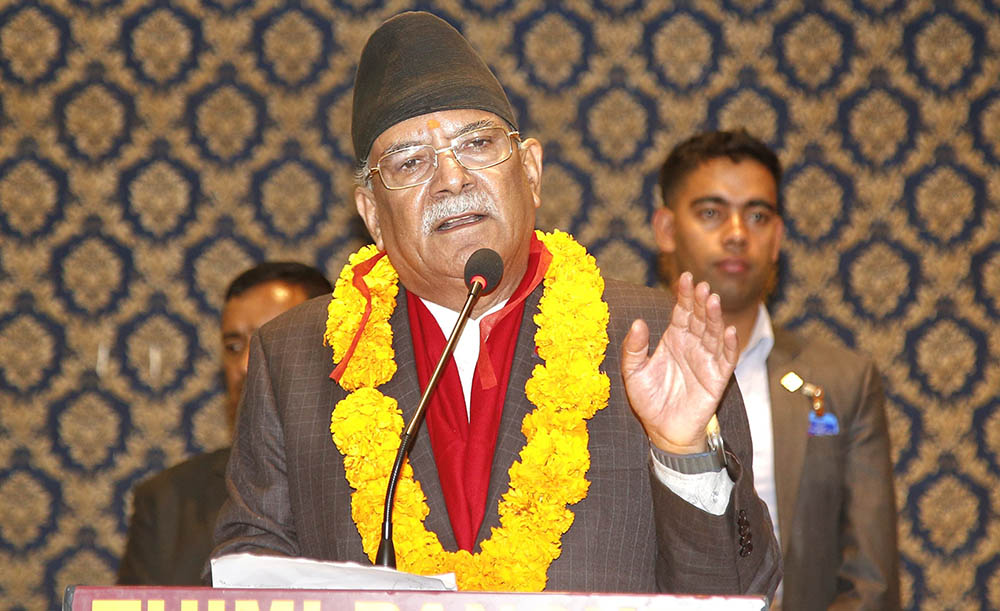 गोर्खा पुगेर ‘प्रचण्ड’ले भने-सरकारबाट हटेपछि पीडित भएको छैन