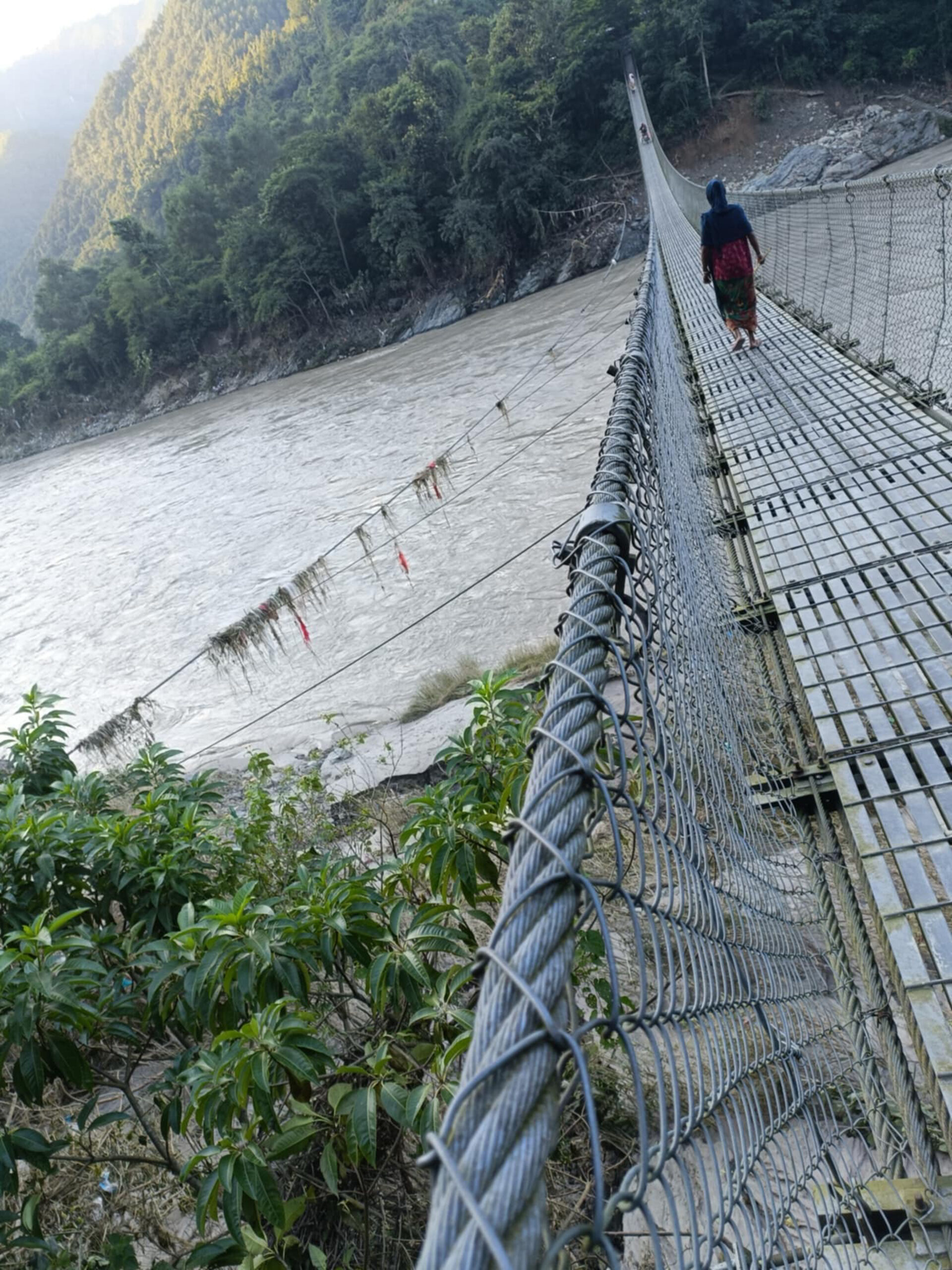 कल्भर्टले विस्थापित ग-यो झोलुङ्गे पुल