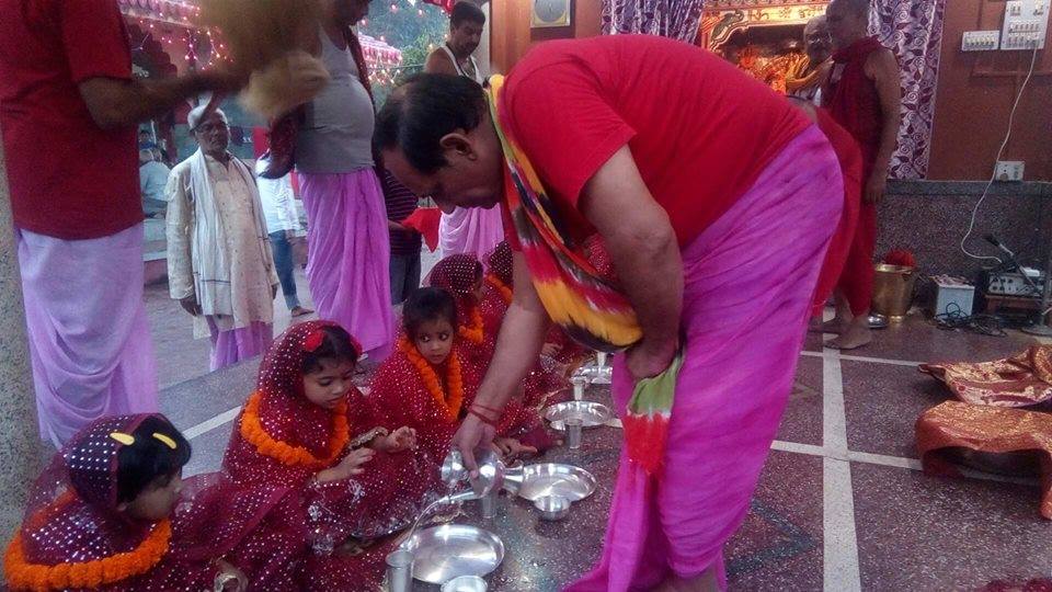 दशैंको बेला ‘कुमारी पूजन’ मिथिलाको विशेष परम्परा