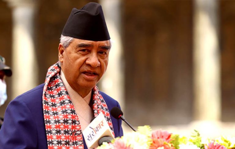 सभापति देउवाद्वारा बस्नेतको निधनप्रति दुःख व्यक्त