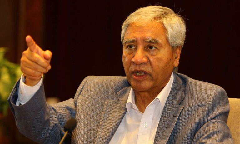 सभापति देउवाद्वारा ज्ञवालीको निधनप्रति दुःख व्यक्त