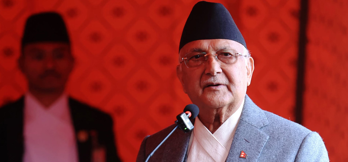 प्रधानमन्त्री ओली फूटबल हेर्न रंगशाला जाने