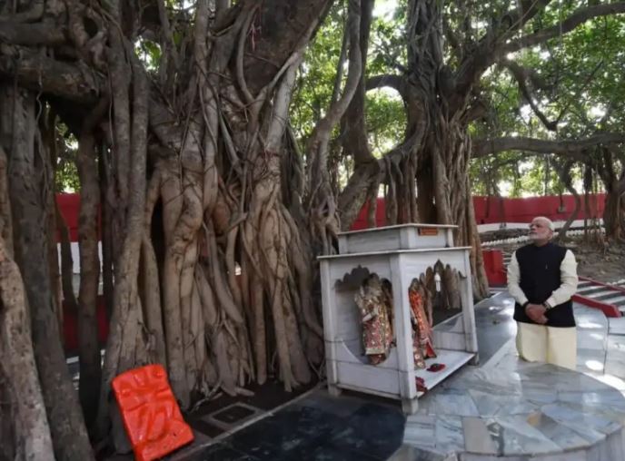 कुम्भमेलाः प्रयागराजमा हजारौं बर्षको अक्षयावट रूख, जो ब्रम्हाण्ड रहुन्जेल हुनेछ हरियाली