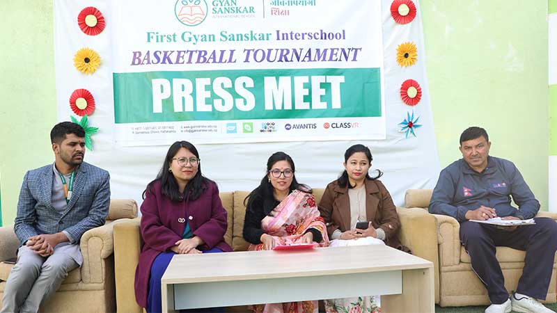 ज्ञान संस्कार बास्केटबल भोलिदेखि हुने