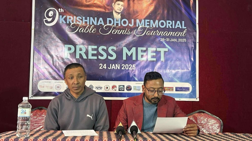 नवौं कृष्ण ध्वज स्मृति टेबुल टेनिस १५ माघदेखि