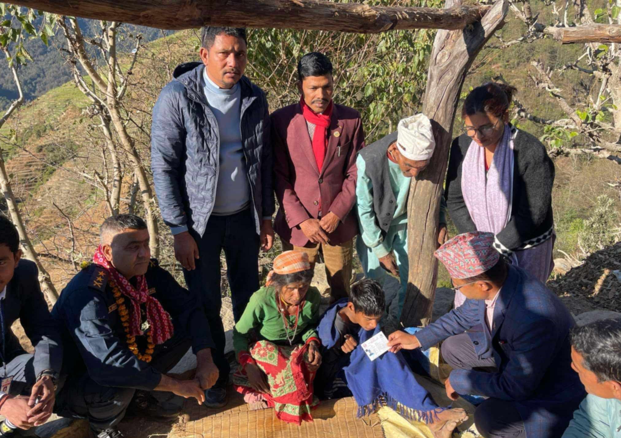 अपाङ्गता भएकालाई घरमै नागरिकता