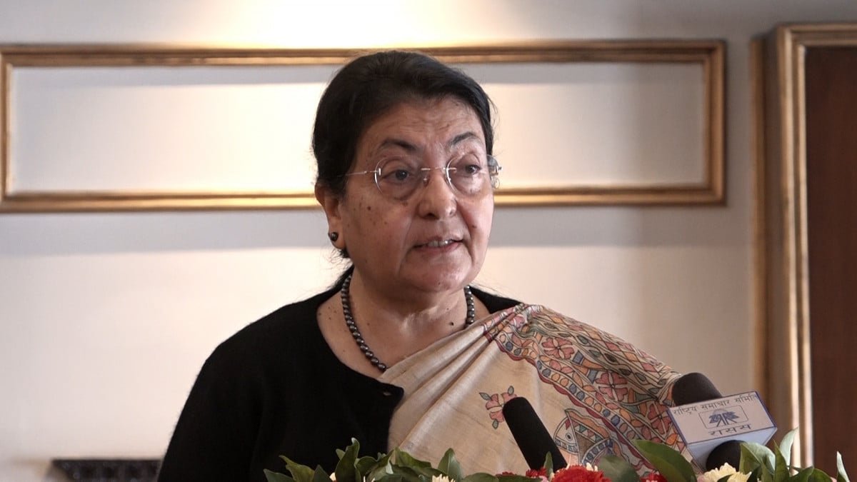 राष्ट्रको समृद्धिको लागि एकताबद्ध हुन पूर्वराष्ट्रपति भण्डारीको आग्रह
