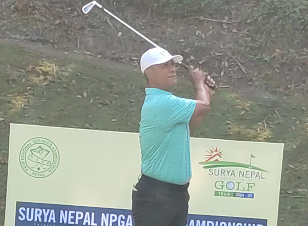 सुर्य नेपाल एनपीजीए टुर च्याम्पियनसिप सुरु, पहिलो दिन तोरण शिर्ष स्थानमा