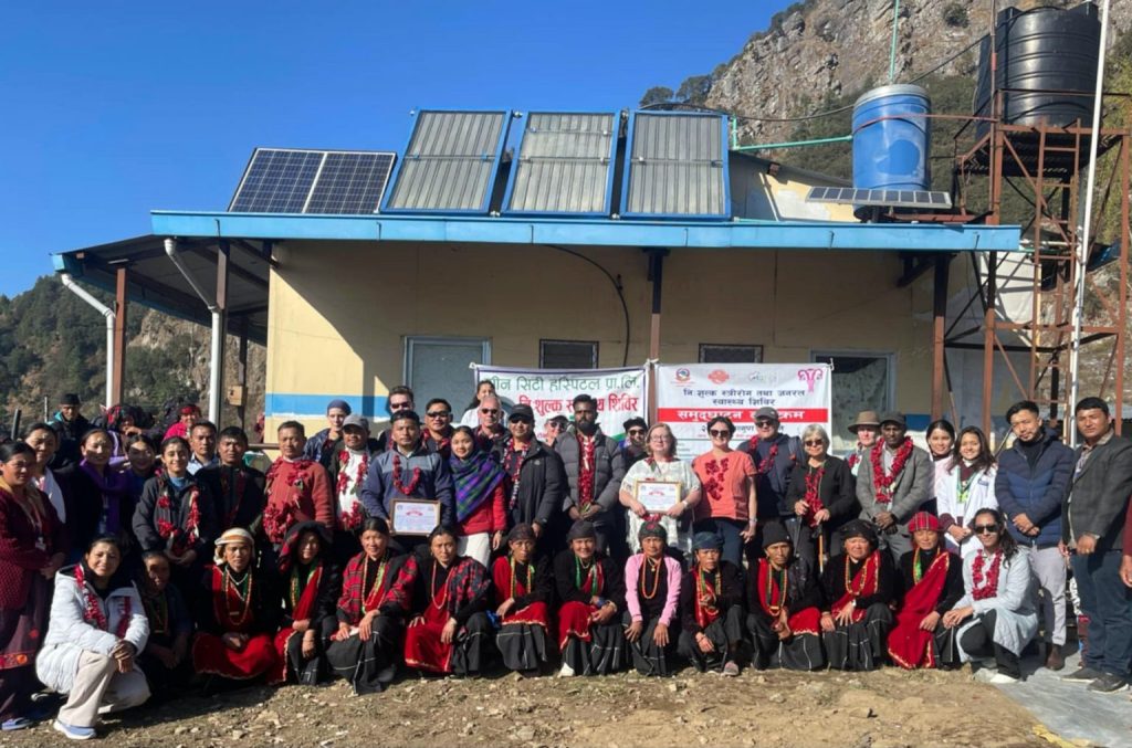 गोरखामा निःशुल्क स्वास्थ्य शिविरः सात सय ७४ जना लाभान्वित