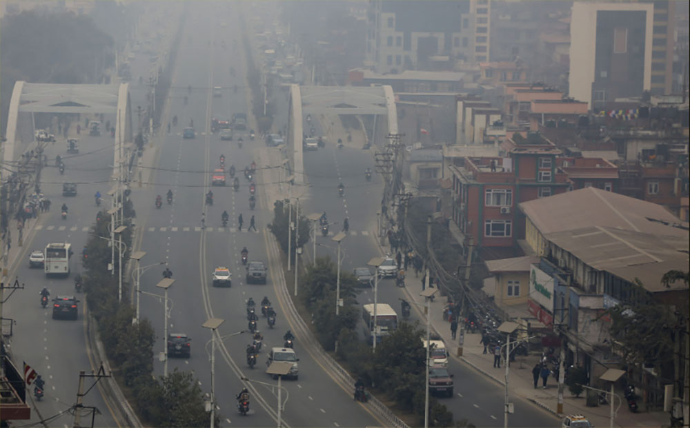 काठमाडौं उपत्यकाको वायु अस्वस्थकर
