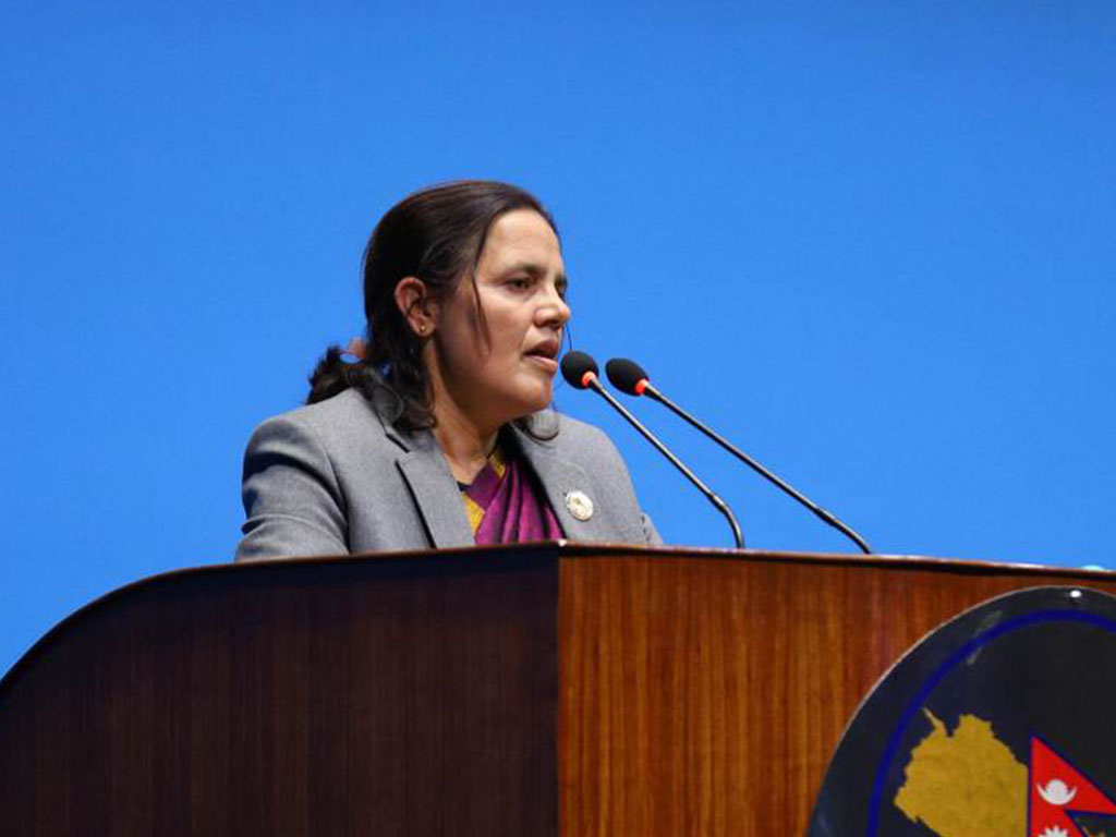 राजनीतिमा महिलाको ५० प्रतिशत प्रतिनिधित्व सुनिश्चित हुनुपर्ने-  सांसद शर्मा