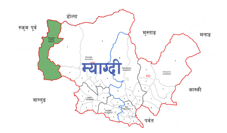 म्याग्दीमा सडक पूर्वाधारका ७१ योजना