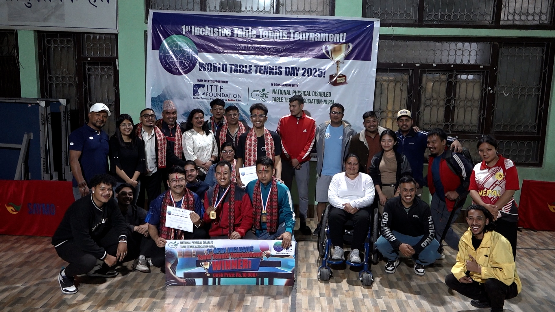 मावेशी खुला पारा टेबुलटेनिसको उपाधि राजिबलाई