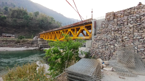 झेँदी पुल निर्माण सम्पन्न
