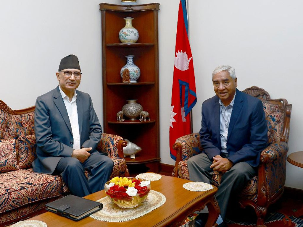अर्थमन्त्री पौडेलद्वारा आगामी बजेटबारे कांग्रेस सभापति देउवासँग परामर्श