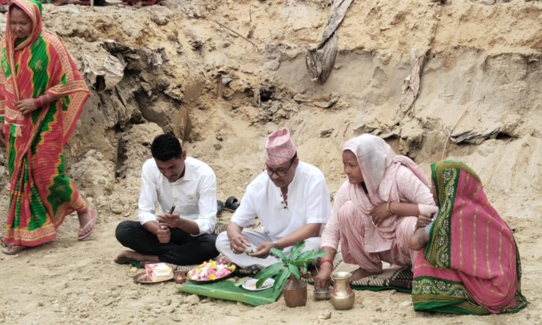 हरिपुरमा रामजानकी मन्दिर निर्माण सुरू