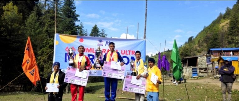 अल्ट्रा म्याराथनमा कुँवर र बुढा पहिलो