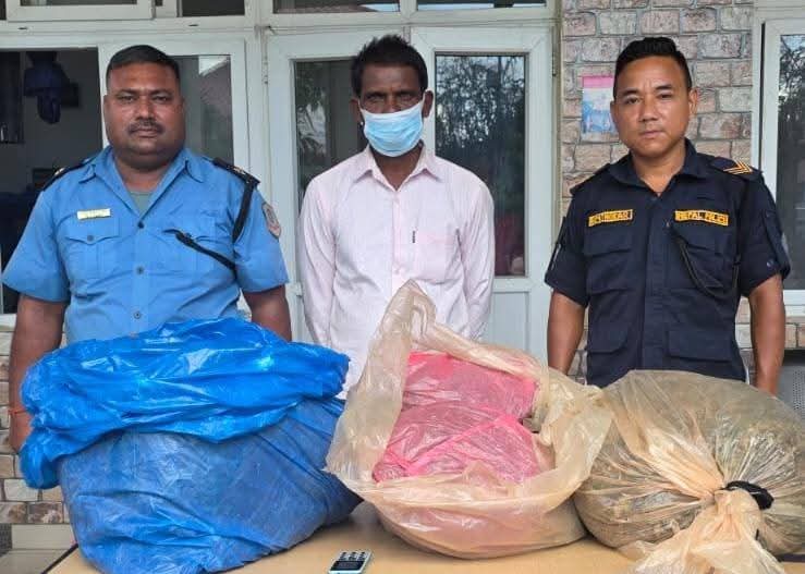 २२ किलो लागू औषध सहित एक जना पक्राउ