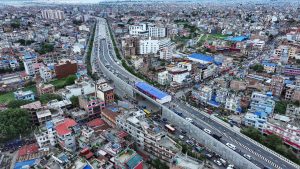 उद्घाटनका क्रममा आकाशबाट यस्तो देखियो ग्वार्को ‘फ्लाइओभर’ (फोटो फिचर)