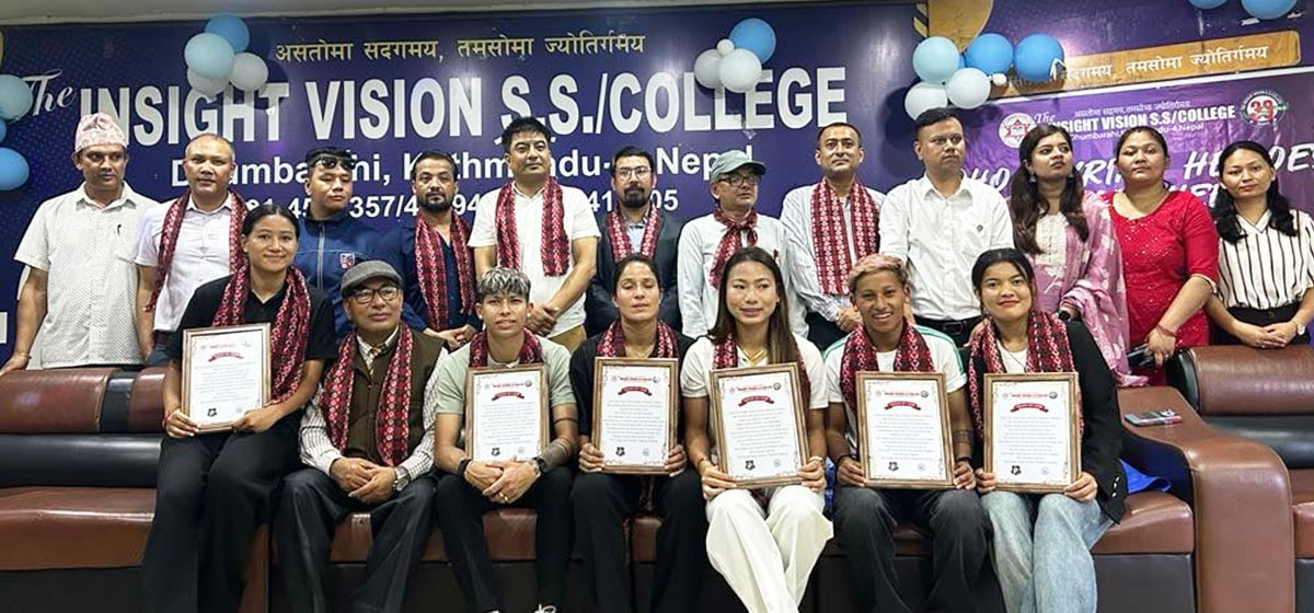 ‘साम्बा’ सहित १० महिला फुटबलर सम्मानित