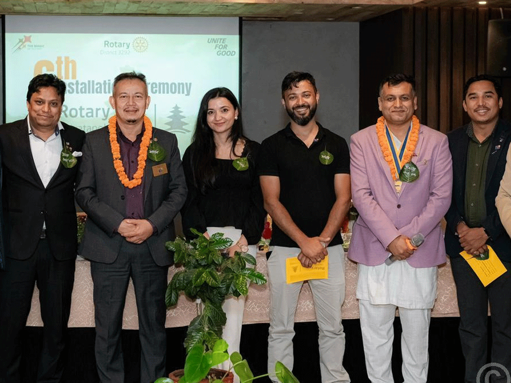रोटरी न्यातपोलको अध्यक्षमा घिमिरे